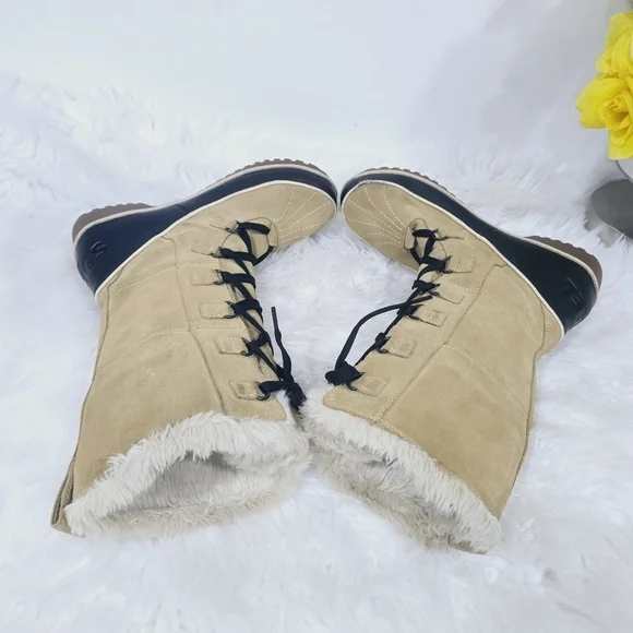 Sorel Women's TIVOLI II US10 Chestnut Suede Lined Faux Fur Winter Snow B… - Picture 4 of 17